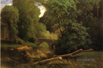  brücke - Cromwells Brücke Tonalist George Inness